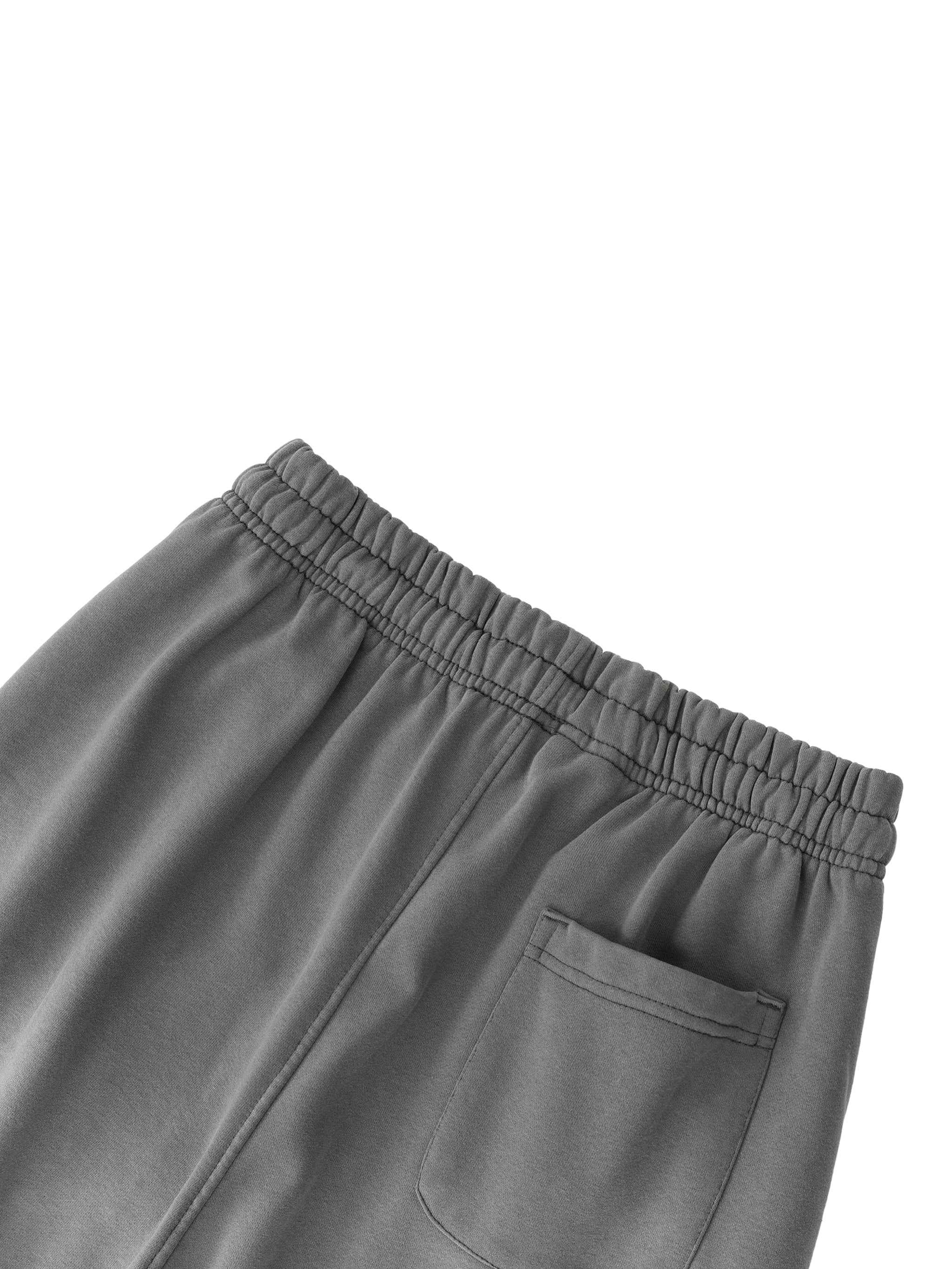 Vintage Washed Gradient Straight-Leg Sweatpants