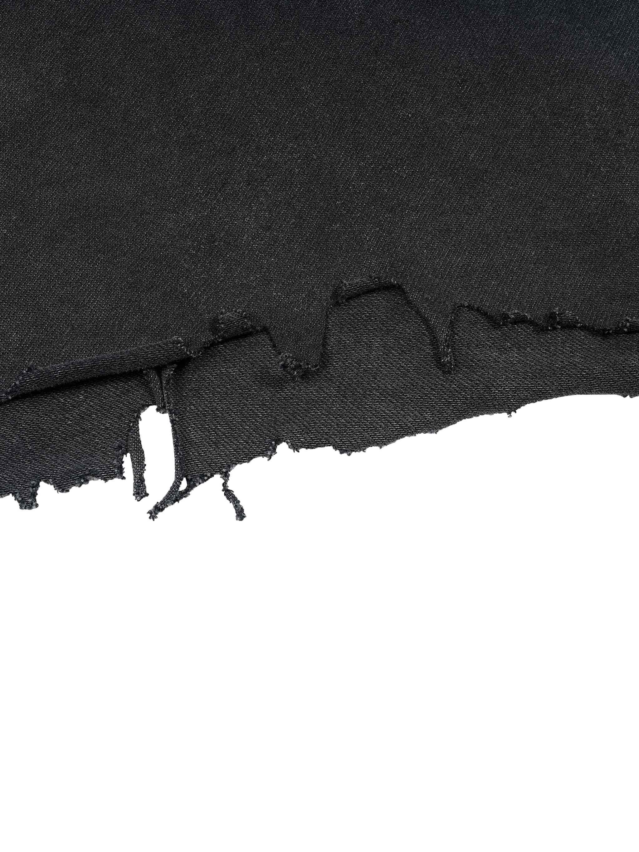 Novara Vintage Wash Boxy Distressed Hem T-Shirt