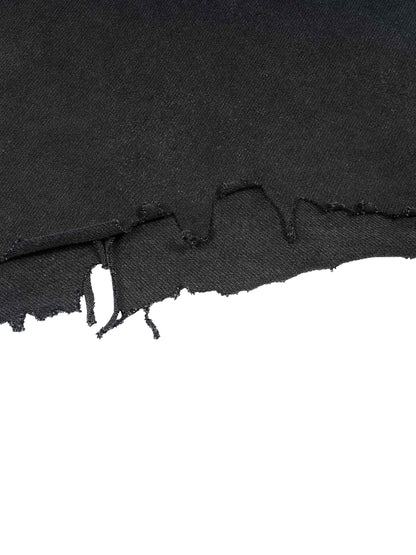 Novara Vintage Wash Boxy Distressed Hem T-Shirt