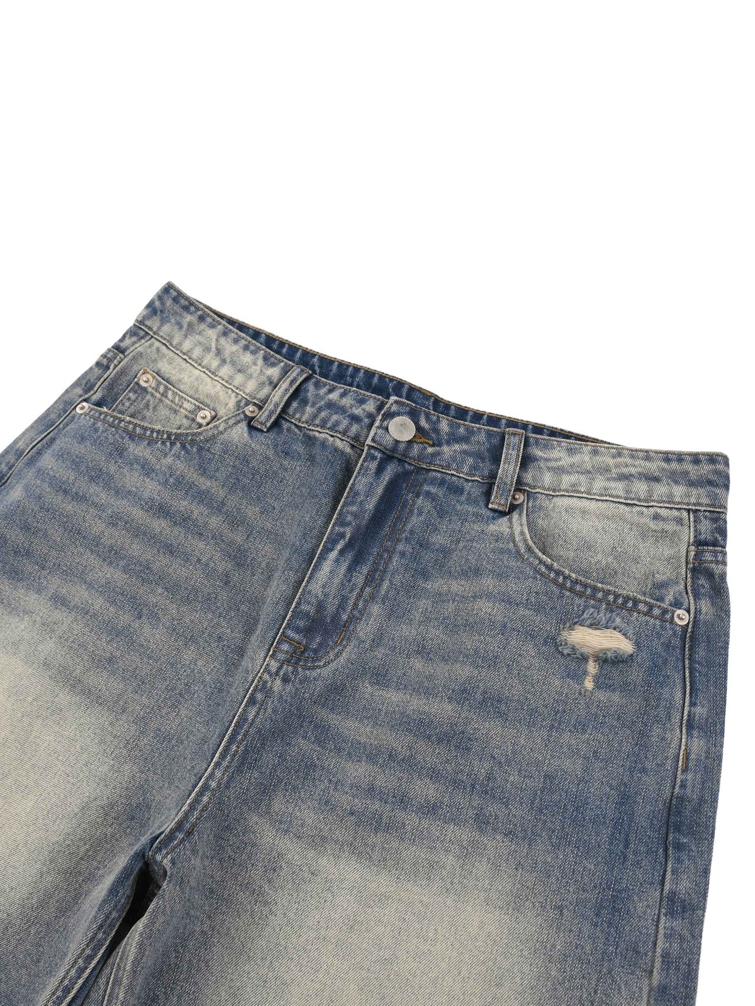 90s Faded Denim Shorts - Novara Studio