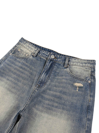 90s Faded Denim Shorts - Novara Studio