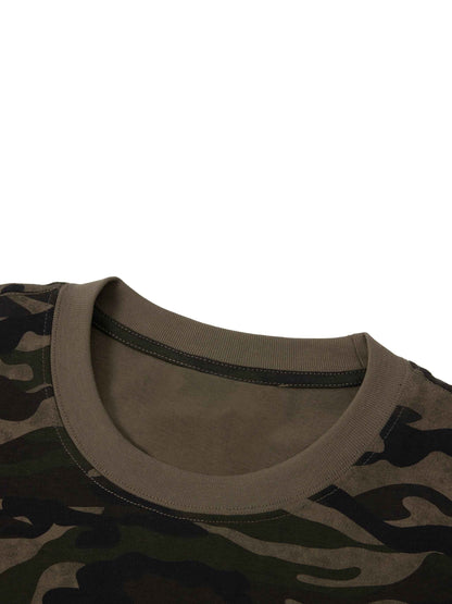 Camo Boxy Tee - Novara Studio