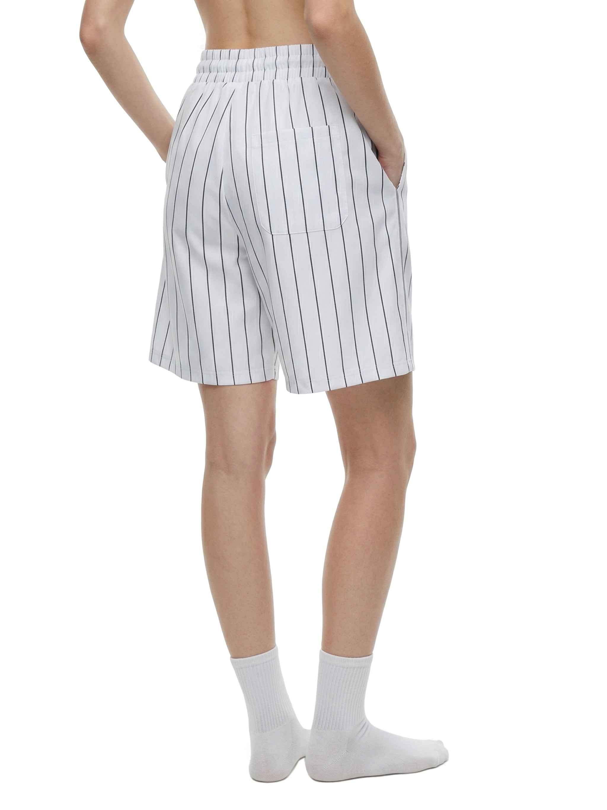 Pinstripe Baseball Shorts - Novara Studio