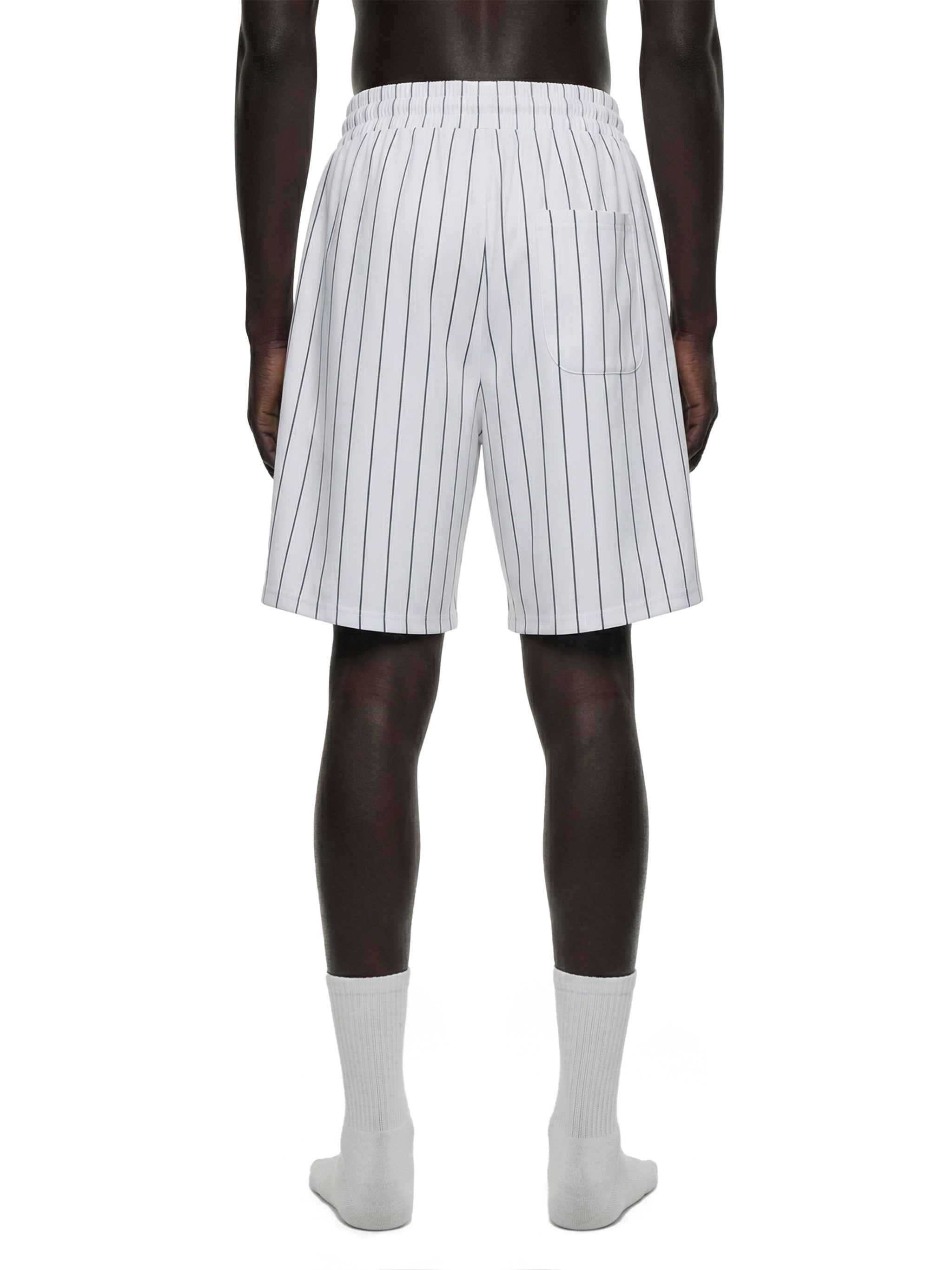 Pinstripe Baseball Shorts - Novara Studio