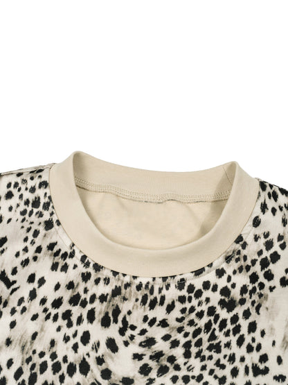 Savage Print Boxy Tee - Novara Studio