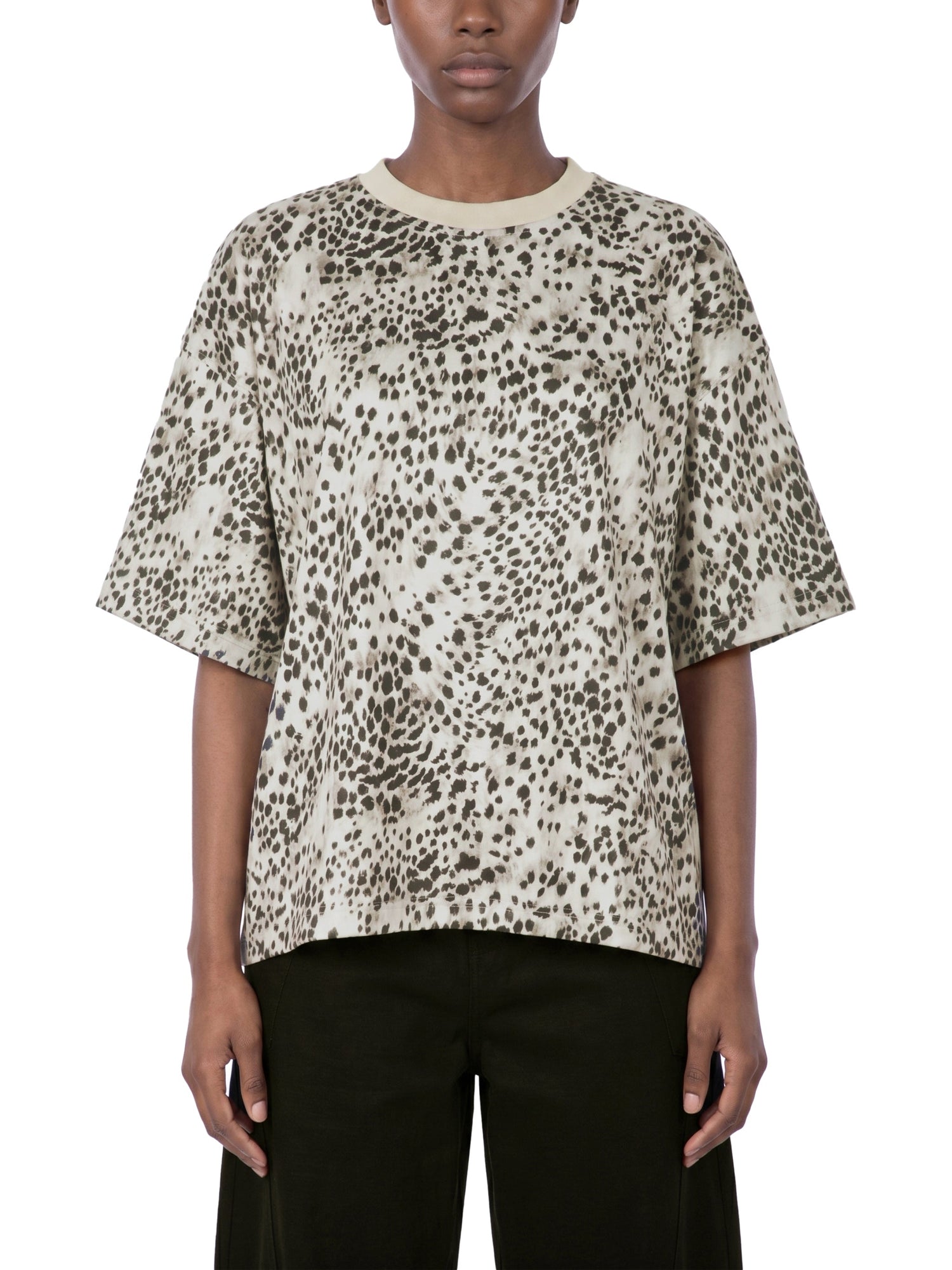 Savage Print Boxy Tee - Novara Studio