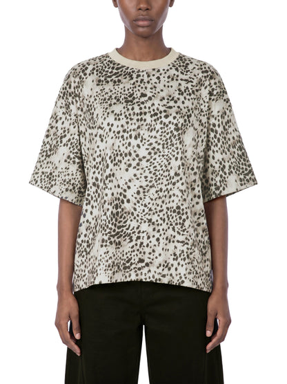 Savage Print Boxy Tee - Novara Studio