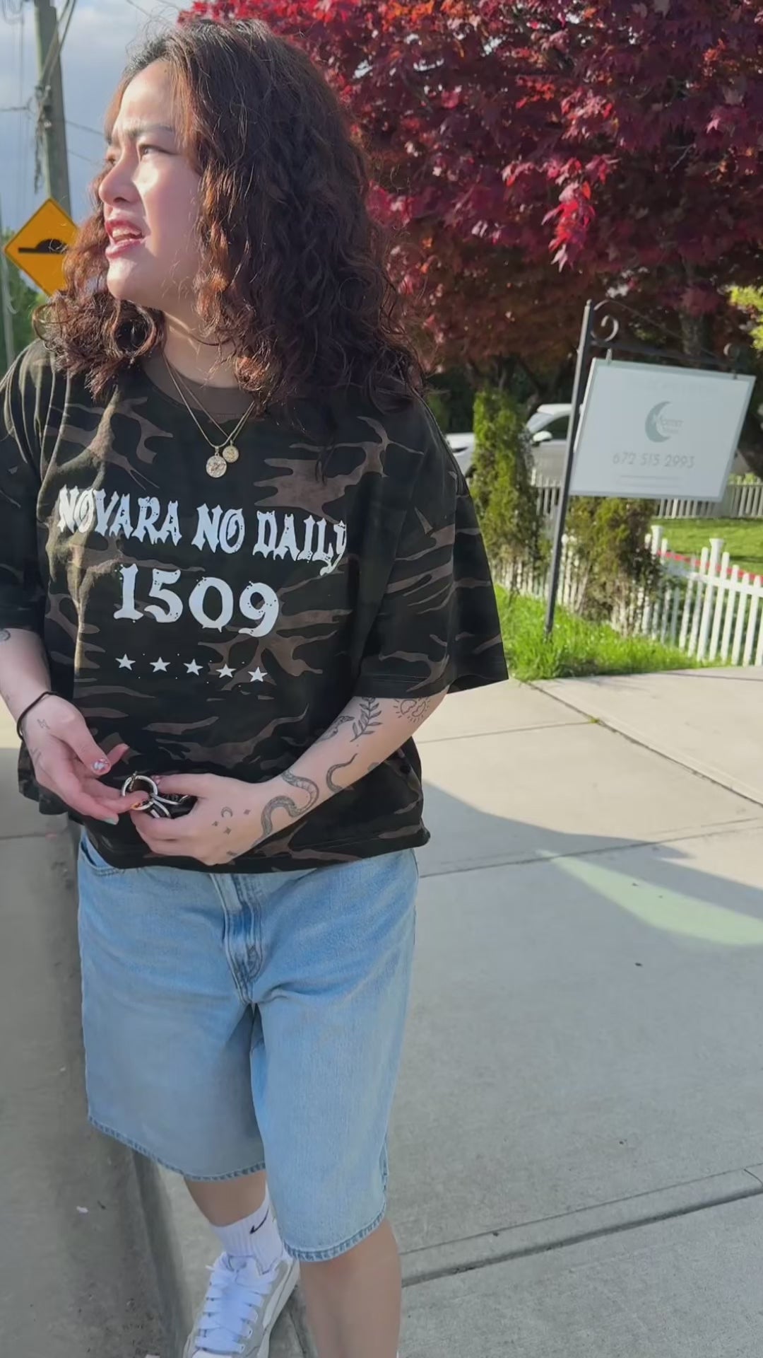 Camo Boxy Tee